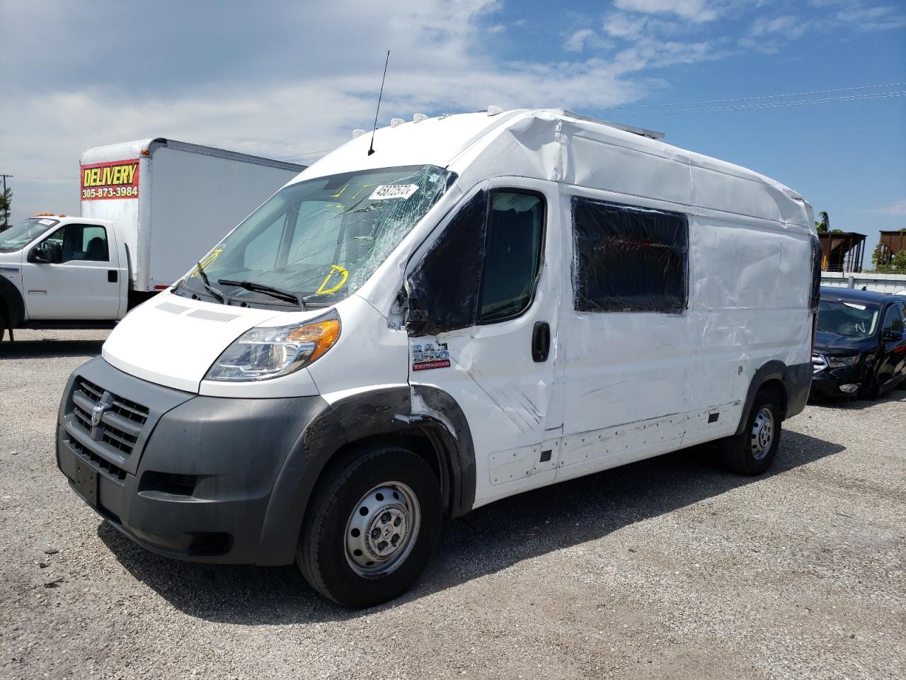 Photo 2 from auction – 2016 RAM PROMASTER with VIN 3C6TRVDG2GE128191