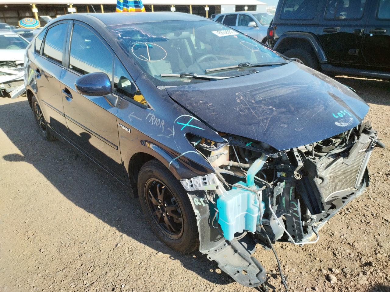 TOYOTA PRIUS 2014 with VIN JTDKN3DU0E0365732 - Photo from auction