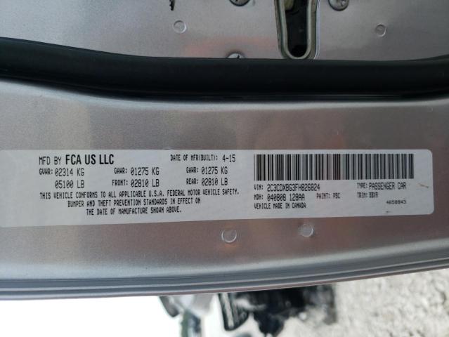 Photo 10 from auction – 2015 DODGE CHARGER SE with VIN 2C3CDXBG3FH826824