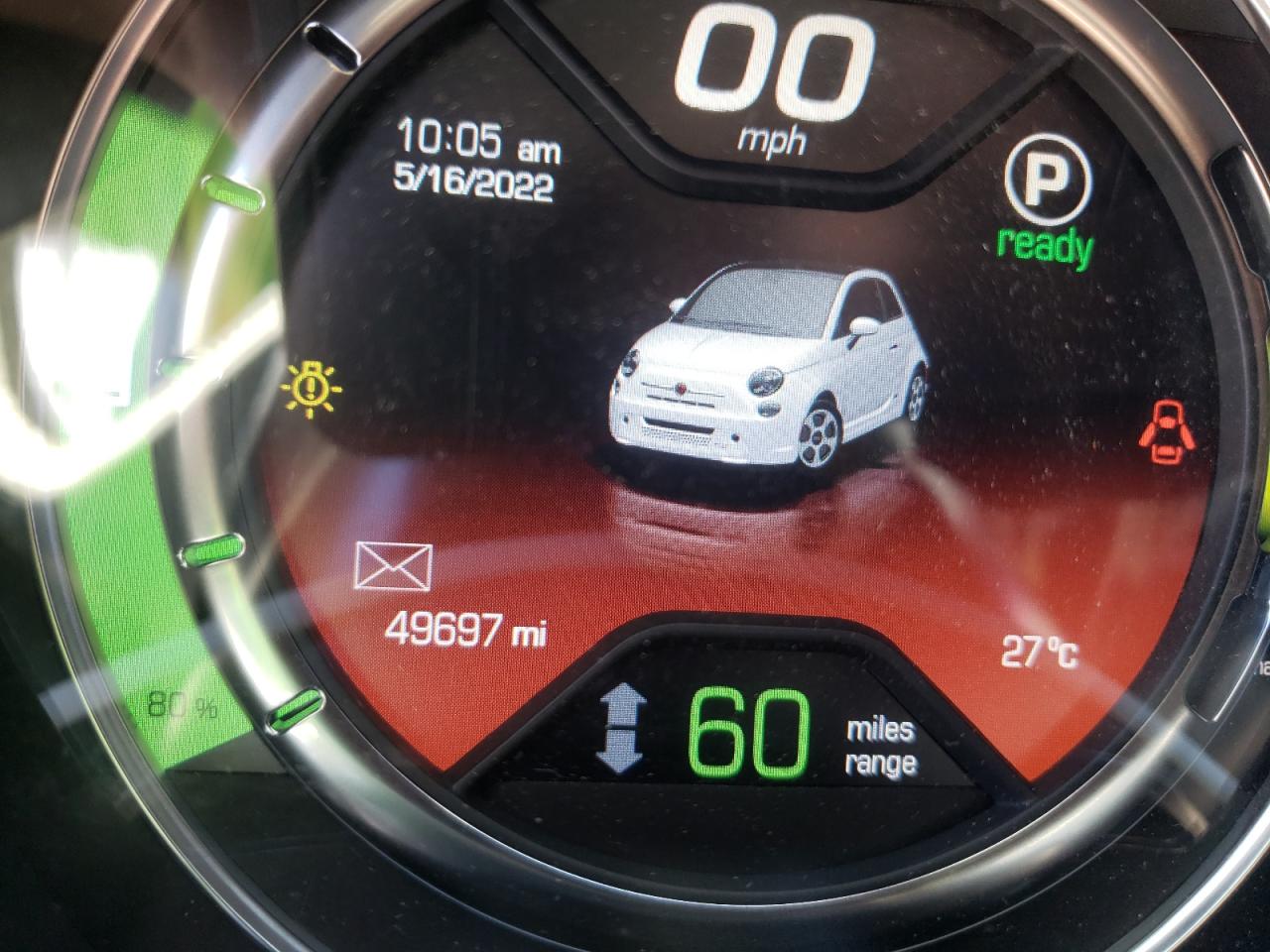 Photo 8 from auction – 2017 FIAT 500 ELECTR with VIN 3C3CFFGE1HT699223