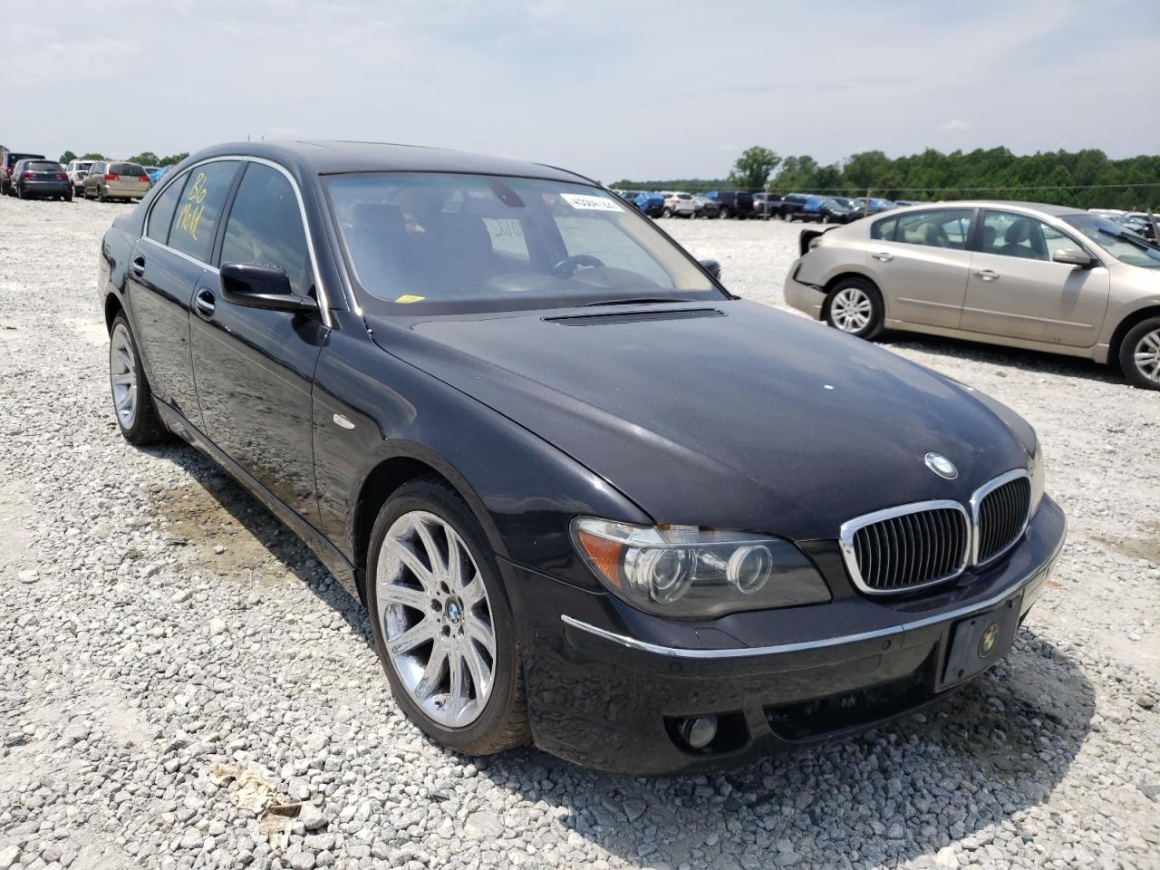 BMW 750 I 2007 with VIN WBAHL83567DT10864 - Photo from auction