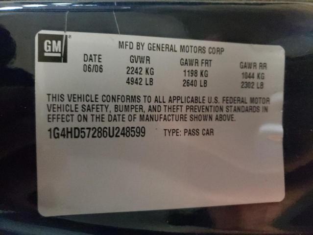 Photo 10 from auction – 2006 BUICK LUCERNE CX with VIN 1G4HD57286U248599