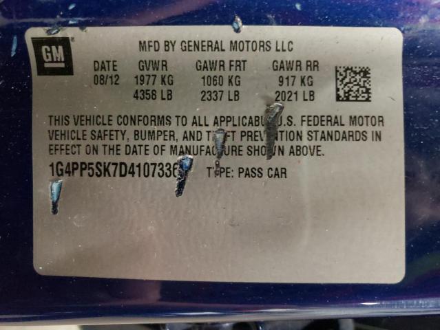 Photo 10 from auction – 2013 BUICK VERANO with VIN 1G4PP5SK7D4107336