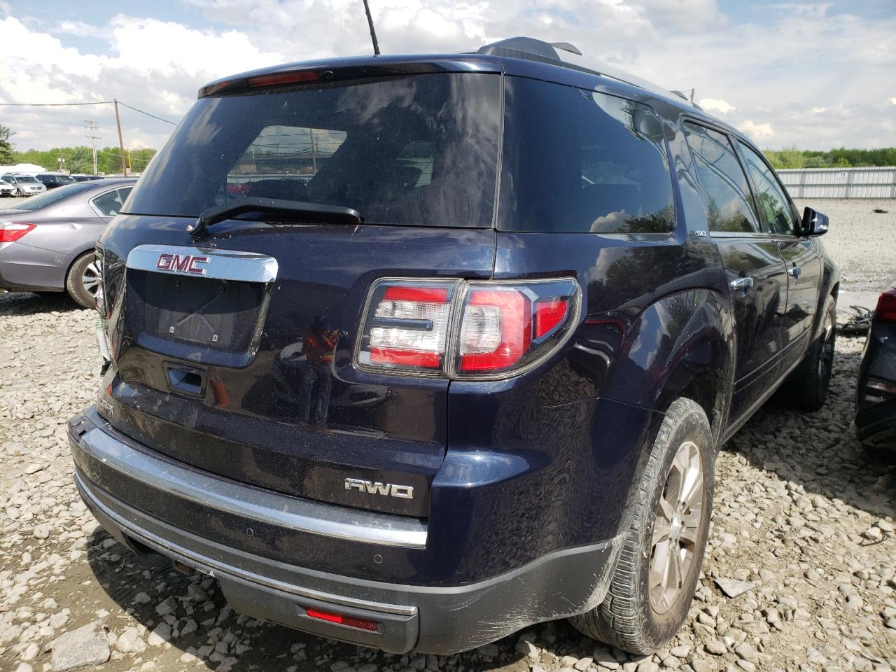 Photo 4 from auction – 2016 GMC ACADIA SLT with VIN 1GKKVRKD0GJ144493