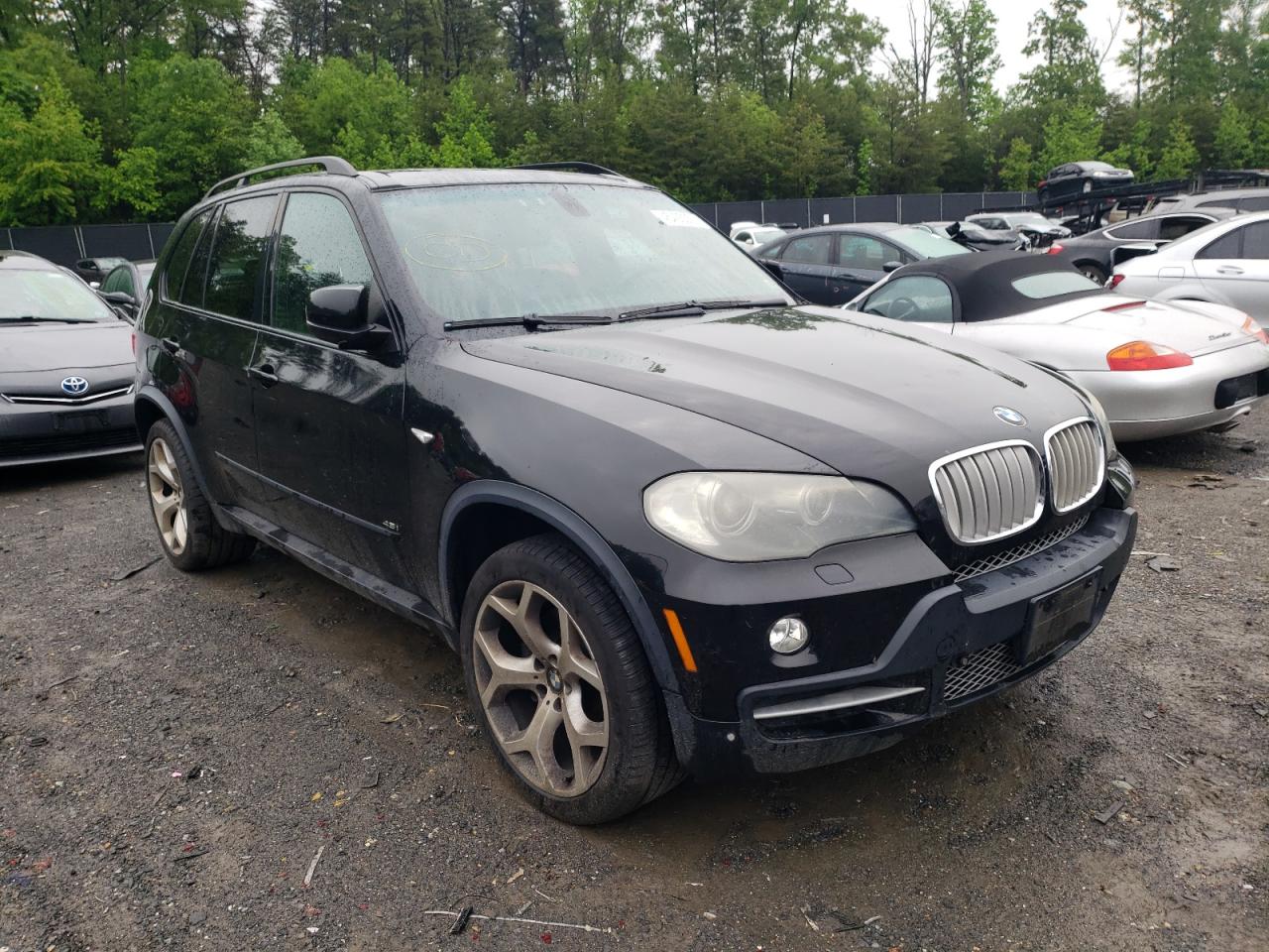 BMW X5 4.8I 2007 with VIN 4USFE83557LY64773 - Photo from auction