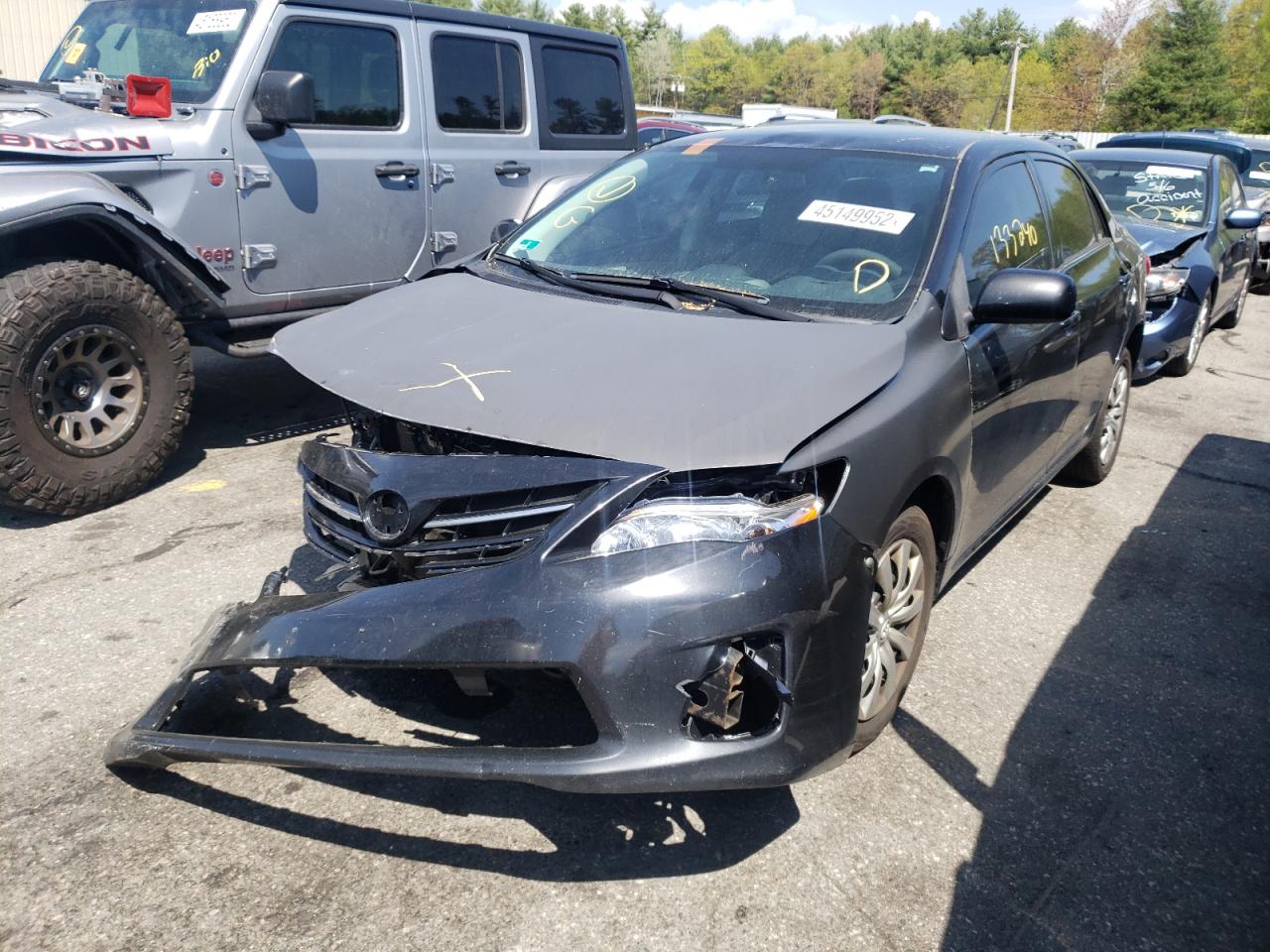 Photo 2 from auction – 2013 TOYOTA COROLLA BA with VIN 5YFBU4EE0DP160190