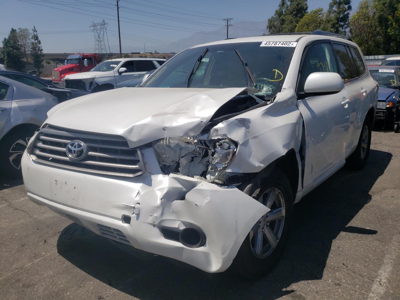 Photo 2 from auction – 2010 TOYOTA HIGHLANDER with VIN 5TDZK3EH5AS003489