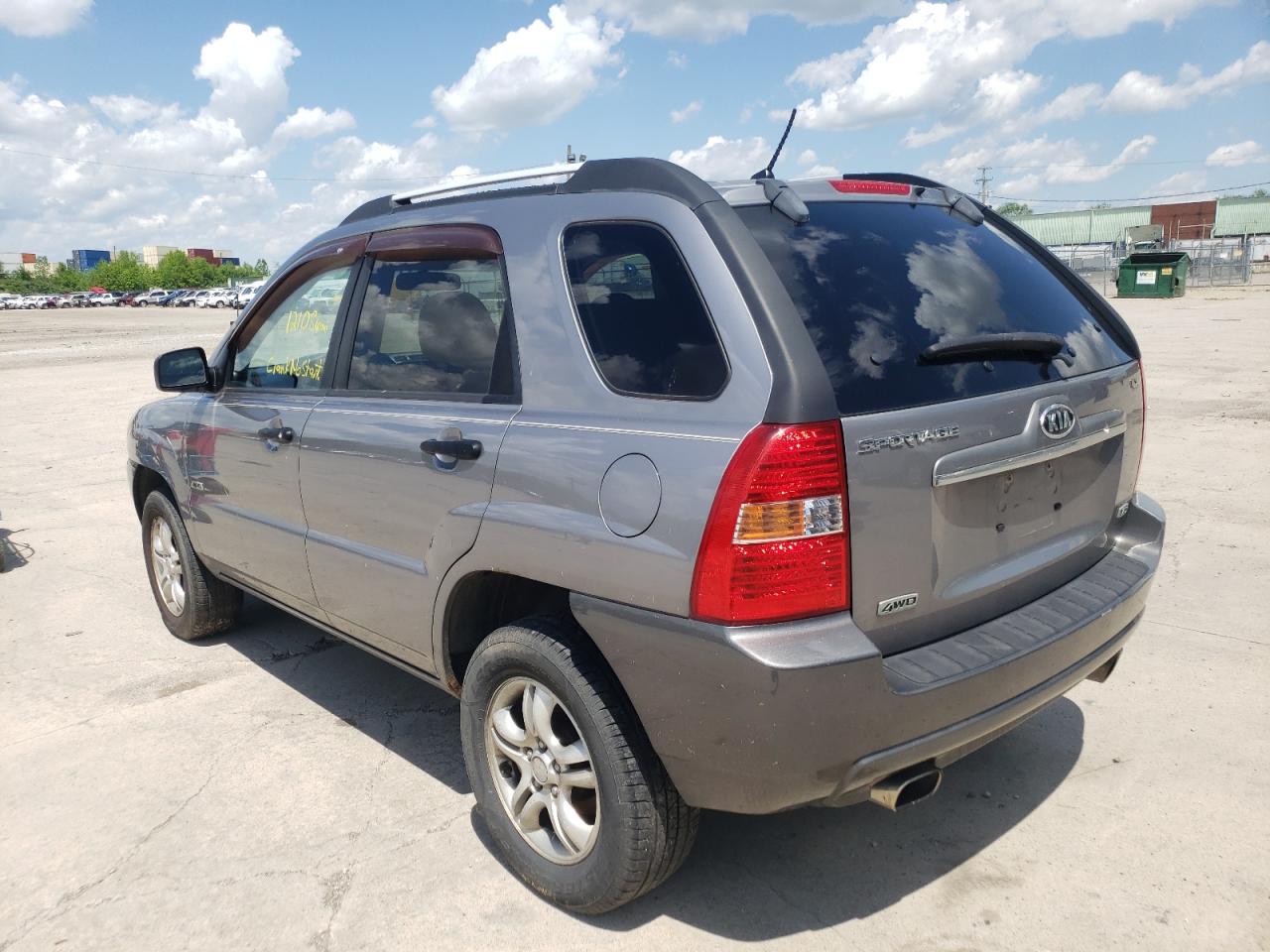Photo 3 from auction – 2008 KIA SPORTAGE E with VIN KNDJE723X87537807