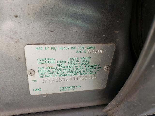 Photo 10 from auction – 2007 SUBARU FORESTER 2 with VIN JF1SG63697H725766