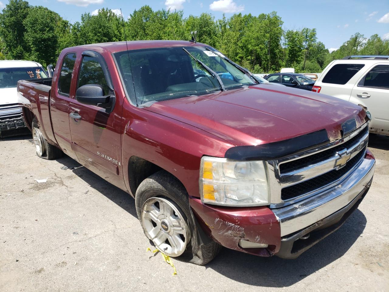 CHEVROLET SILVERADO 2008 with VIN 1GCEK19J88Z314505 - Photo from auction