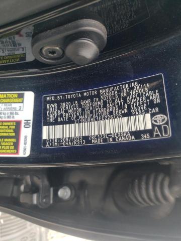 Photo 10 from auction – 2014 TOYOTA COROLLA L with VIN 2T1BURHE1EC226725