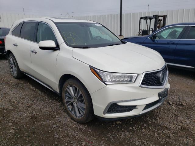 ACURA MDX TECHNO 2017 with VIN 5FRYD4H56HB008338 - Photo from auction