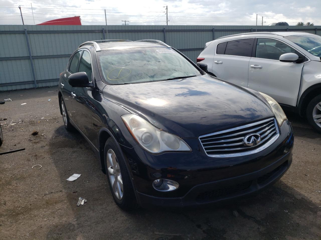 INFINITI EX35 BASE 2010 with VIN JN1AJ0HR2AM754924 - Photo from auction
