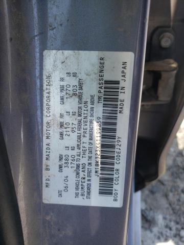 Фото 10 с аукциона – 2004 MAZDA 3 S с VIN JM1BK323X41199859
