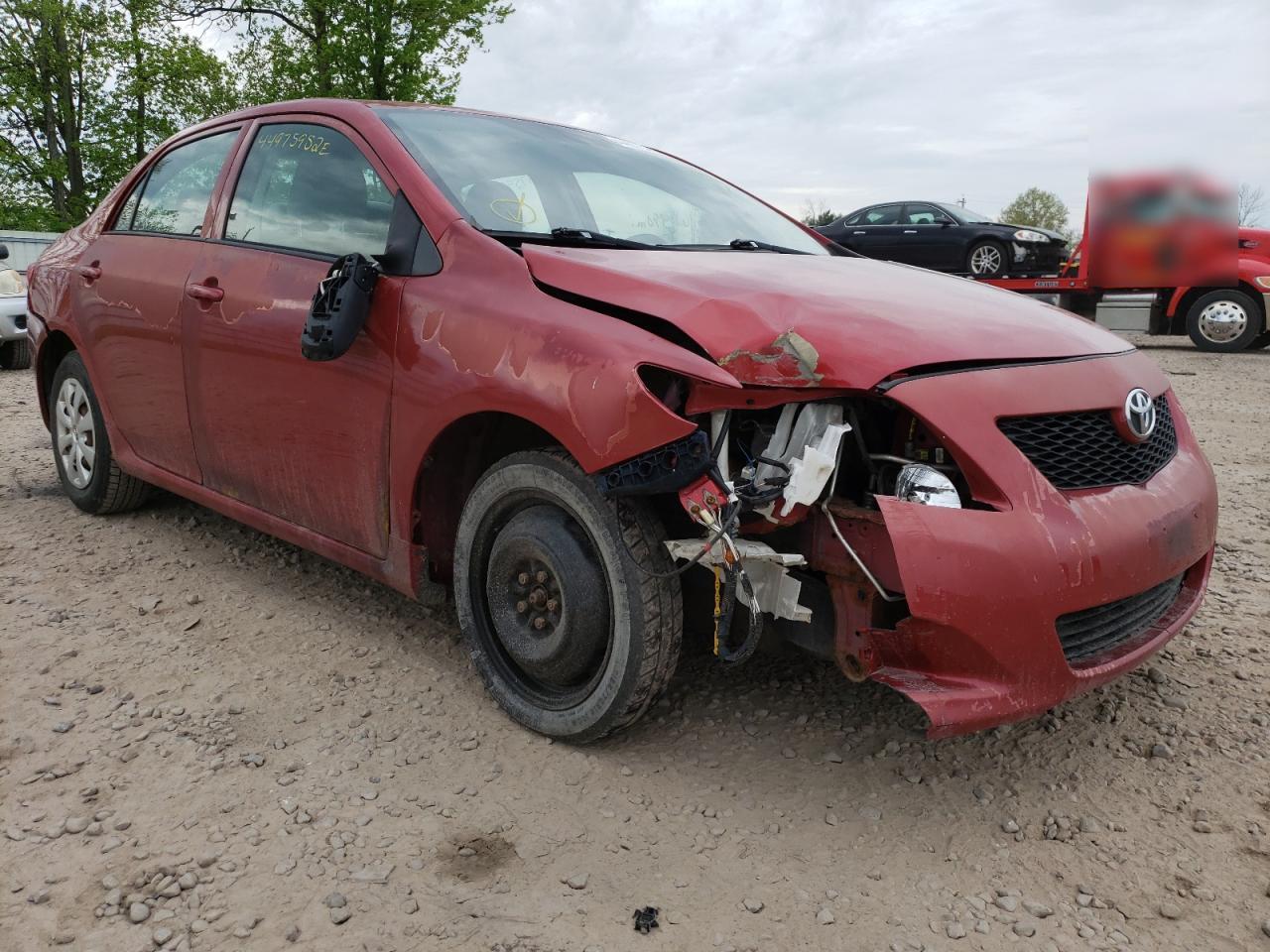 TOYOTA COROLLA BA 2009 with VIN 2T1BU40E69C181799 - Photo from auction
