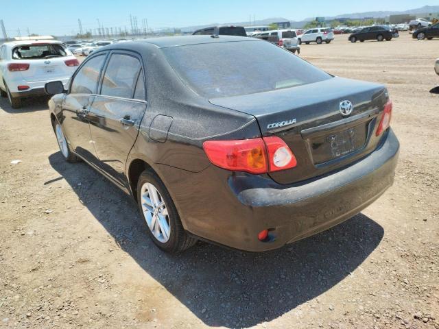 Photo 3 from auction – 2009 TOYOTA COROLLA BA with VIN JTDBL40E799066993