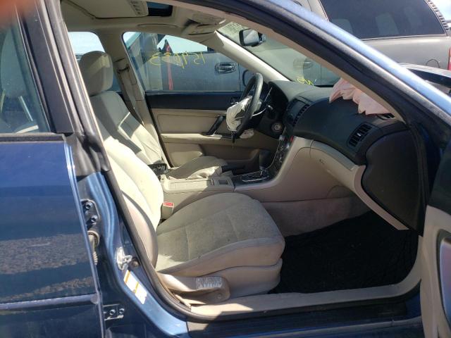 Photo 5 from auction – 2008 SUBARU LEGACY 2.5 with VIN 4S3BL616587216306