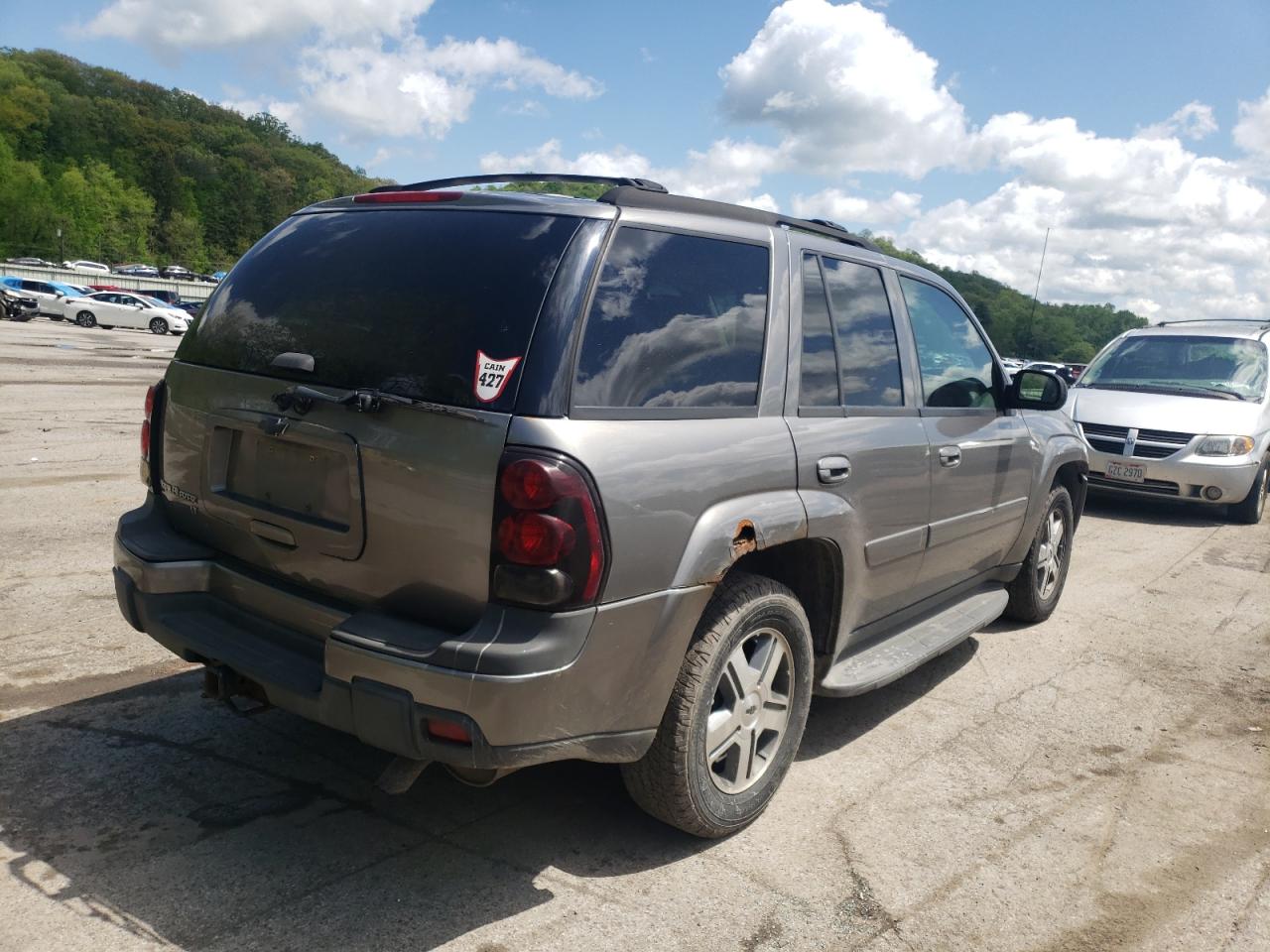 Photo 4 from auction – 2005 CHEVROLET TRAILBLAZE with VIN 1GNDT13S652278979