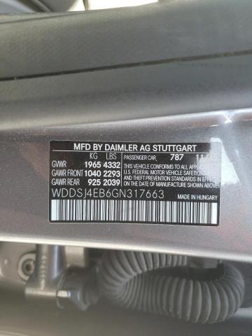 Photo 10 from auction – 2016 MERCEDES-BENZ CLA 250 with VIN WDDSJ4EB6GN317663