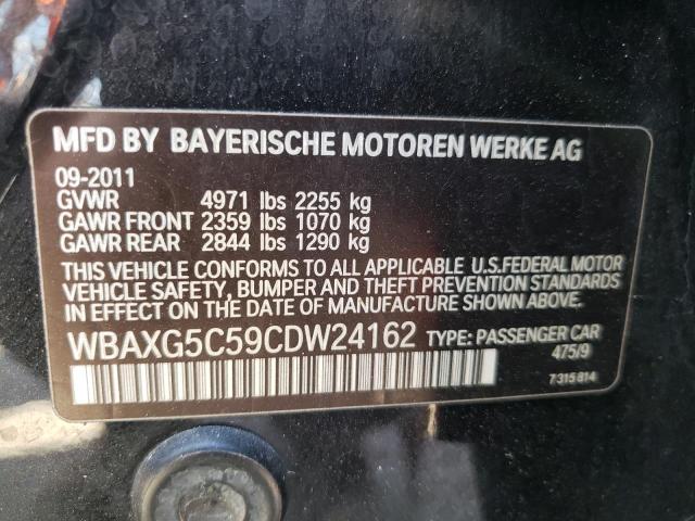 Photo 10 from auction – 2012 BMW 528 I with VIN WBAXG5C59CDW24162