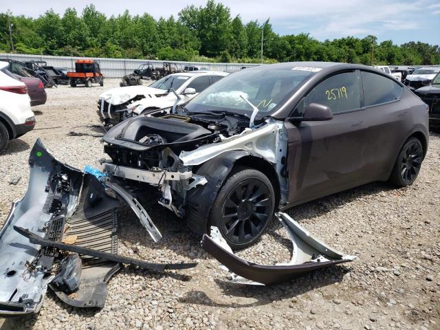 Photo 2 from auction – 2021 TESLA MODEL Y with VIN 5YJYGDEE0MF089960