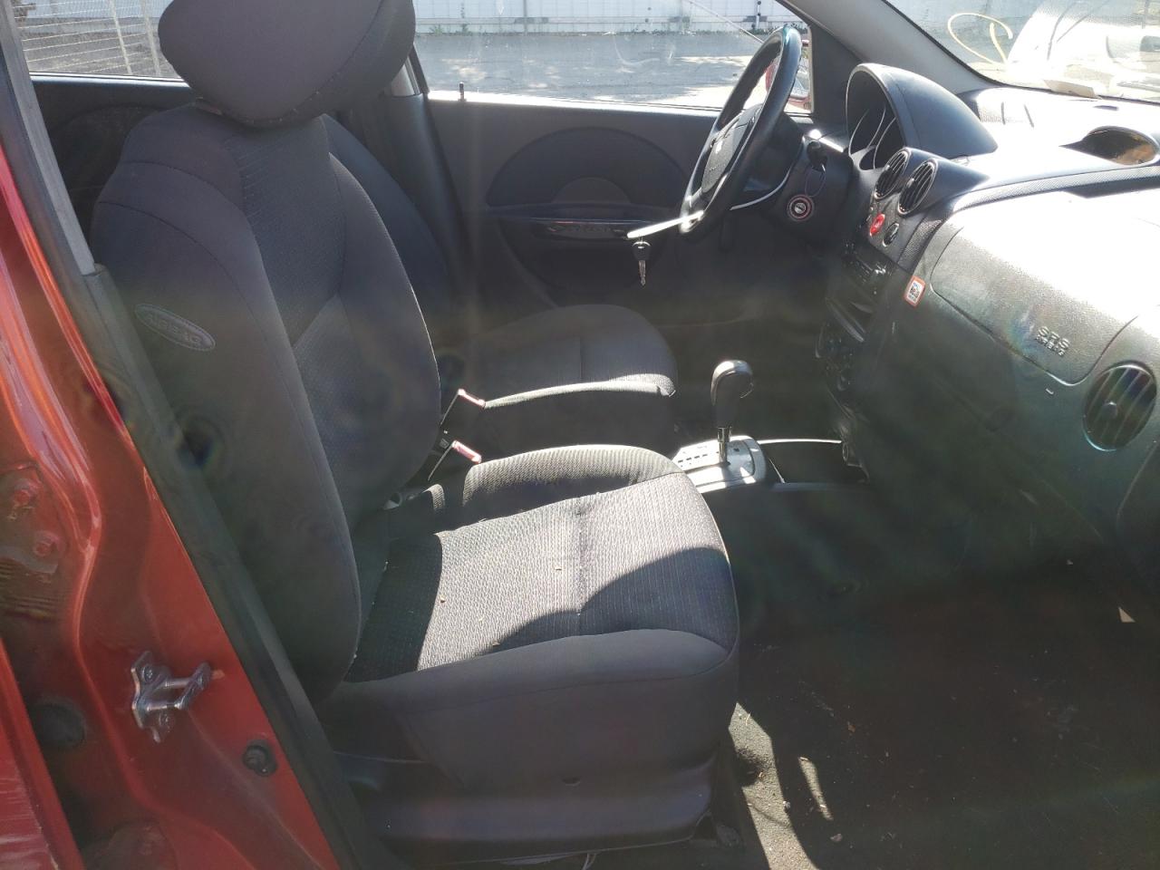 Photo 5 from auction – 2008 CHEVROLET AVEO BASE with VIN KL1TD66648B189548