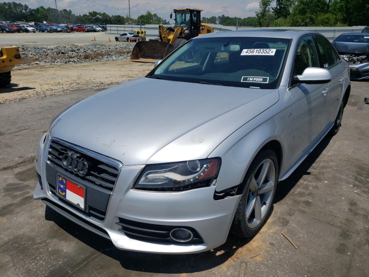 Photo 2 from auction – 2012 AUDI A4 PREMIUM with VIN WAUFFAFL6CN007068