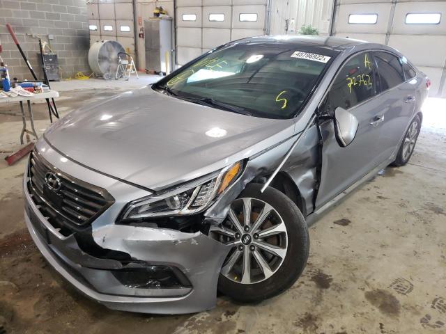 Photo 2 from auction – 2016 HYUNDAI SONATA SPO with VIN 5NPE34AF3GH321437