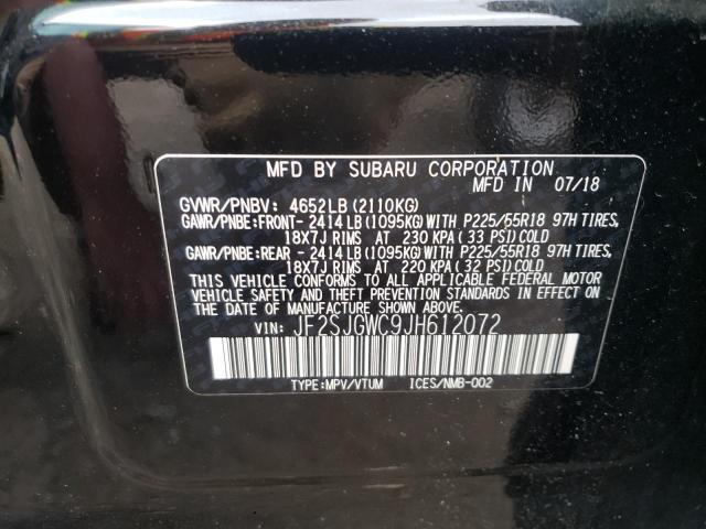 Photo 10 from auction – 2018 SUBARU FORESTER 2 with VIN JF2SJGWC9JH612072