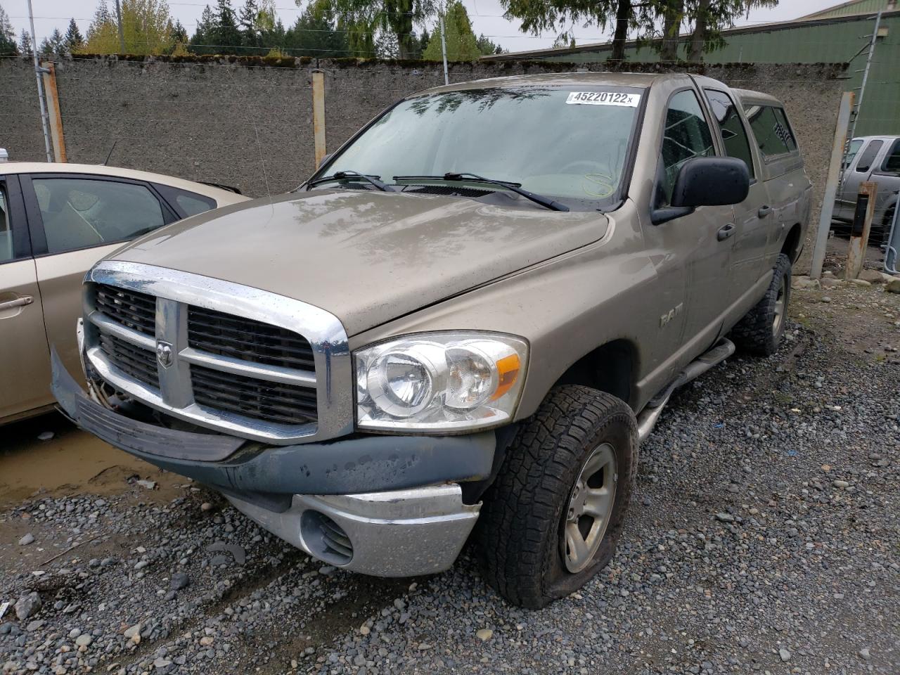 Photo 2 from auction – 2008 DODGE RAM 1500 S with VIN 1D7HU18N18J213712