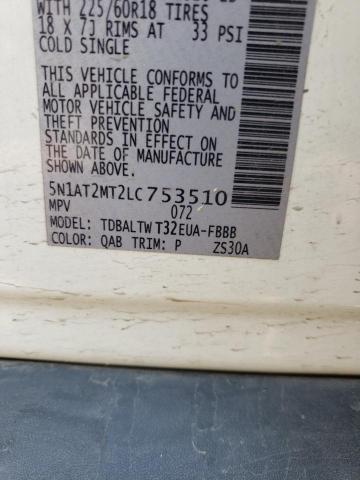 Photo 10 from auction – 2020 NISSAN ROGUE S with VIN 5N1AT2MT2LC753510