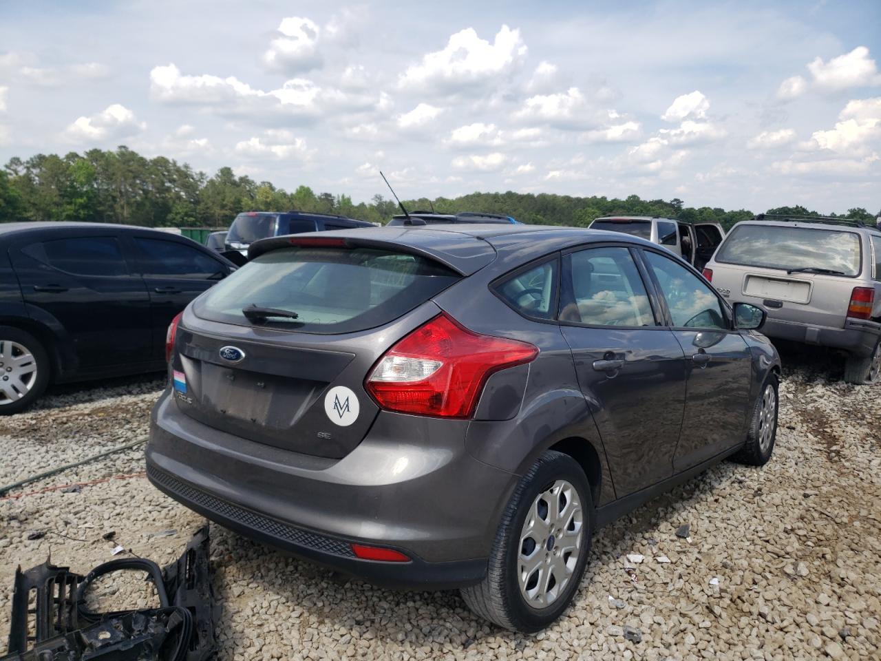 Photo 4 from auction – 2012 FORD FOCUS SE with VIN 1FAHP3K23CL246838