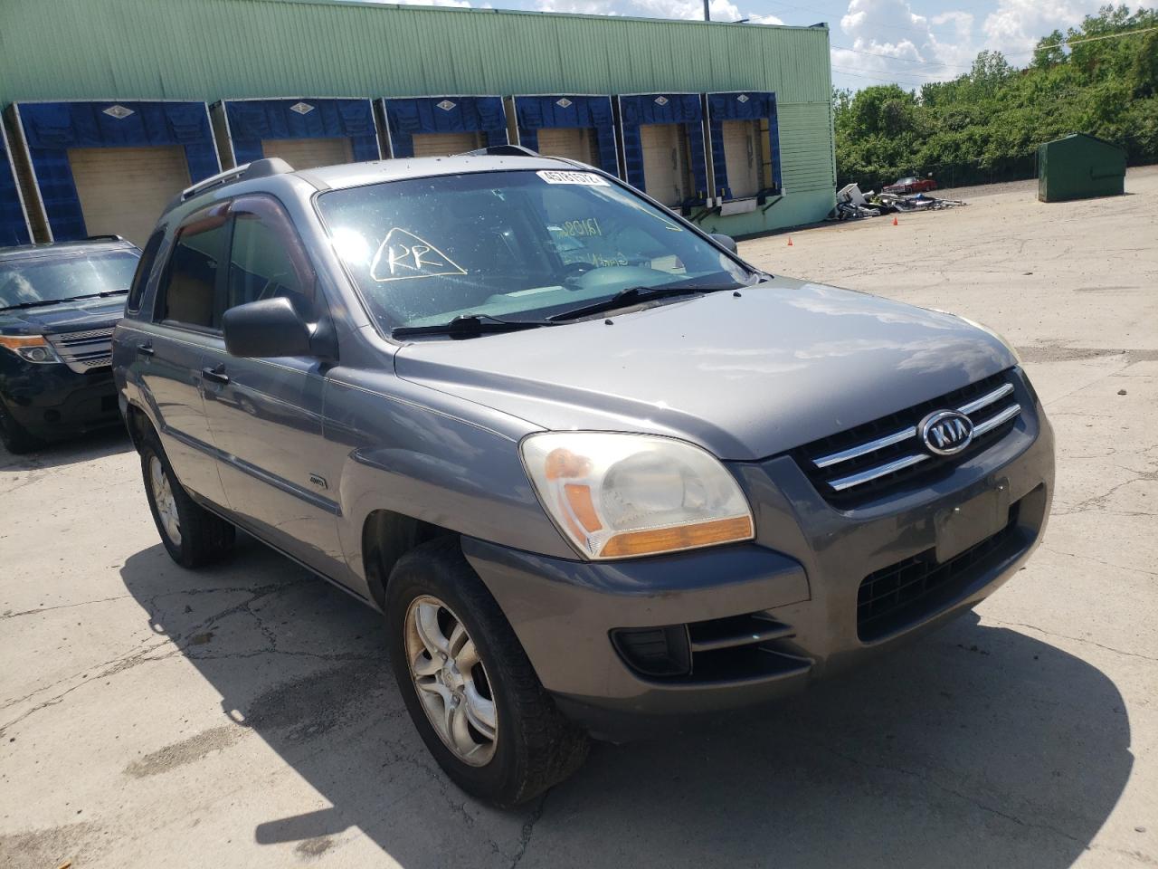 KIA SPORTAGE E 2008 with VIN KNDJE723X87537807 - Photo from auction