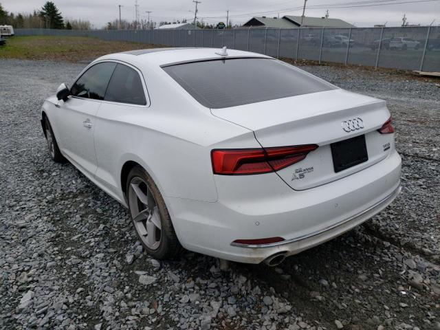 Photo 3 from auction – 2018 AUDI A5 PREMIUM with VIN WAUNNAF58JA003317