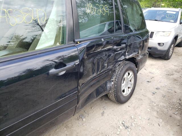 Photo 9 from auction – 2006 HONDA PILOT LX with VIN 2HKYF18176H560260