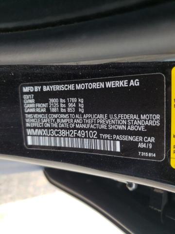 Photo 10 from auction – 2017 MINI COOPER S with VIN WMWXU3C38H2F49102