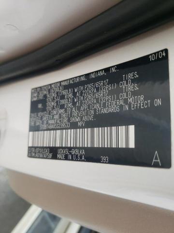 Photo 10 from auction – 2005 TOYOTA SEQUOIA LI with VIN 5TDBT48AX5S239533