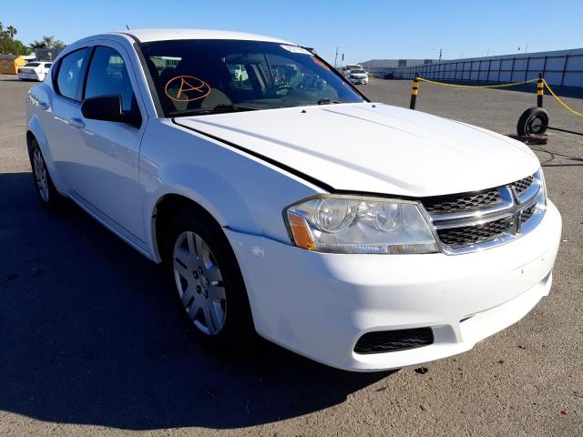 DODGE AVENGER SE 2014 with VIN 1C3CDZAB2EN145643 - Photo from auction