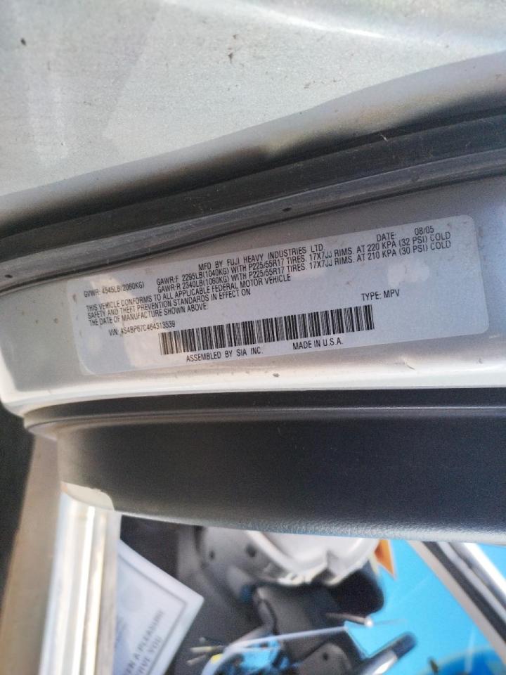Photo 19 from auction – 2006 SUBARU LEGACY OUT with VIN 4S4BP67C464313539