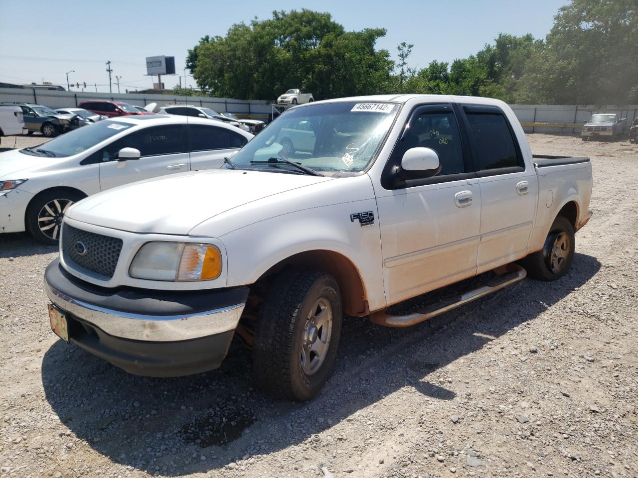Photo 2 from auction – 2001 FORD F150 SUPER with VIN 1FTRW07L21KF50988