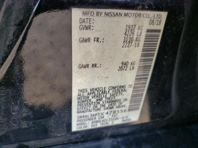 Photo 10 from auction – 2018 NISSAN ALTIMA 2.5 with VIN 1N4AL3AP3JC478556