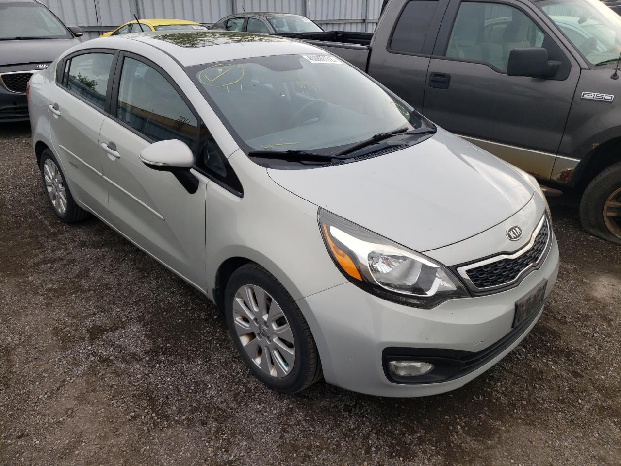 KIA RIO EX 2013 with VIN KNADN4A38D6097225 - Photo from auction