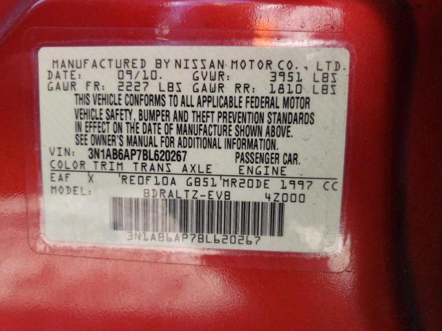 Photo 10 from auction – 2011 NISSAN SENTRA 2.0 with VIN 3N1AB6AP7BL620267