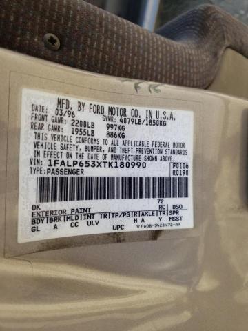 Photo 10 from auction – 1996 FORD CONTOUR GL with VIN 1FALP653XTK180990