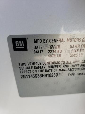 Photo 10 from auction – 2017 CHEVROLET IMPALA PRE with VIN 2G1145S36H9182391