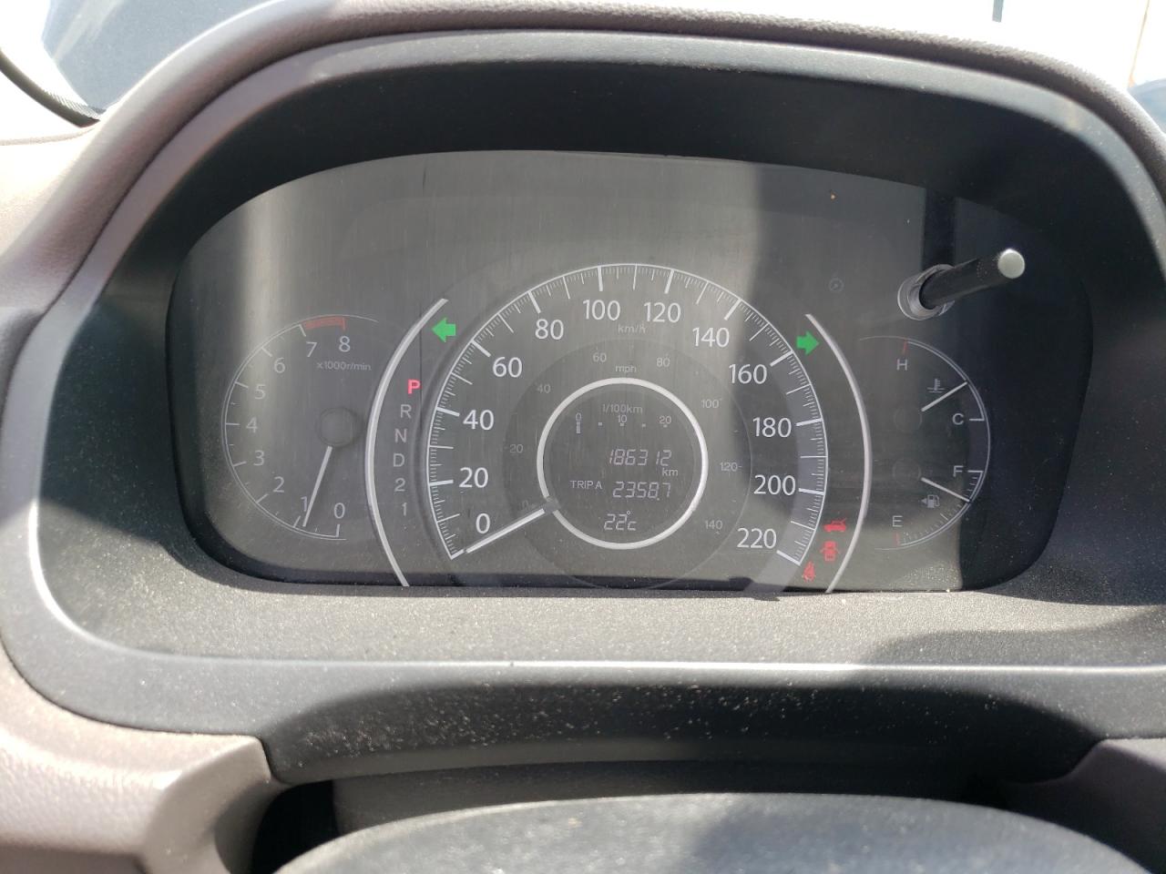 Photo 8 from auction – 2012 HONDA CR-V TOURI with VIN 2HKRM4H96CH107437
