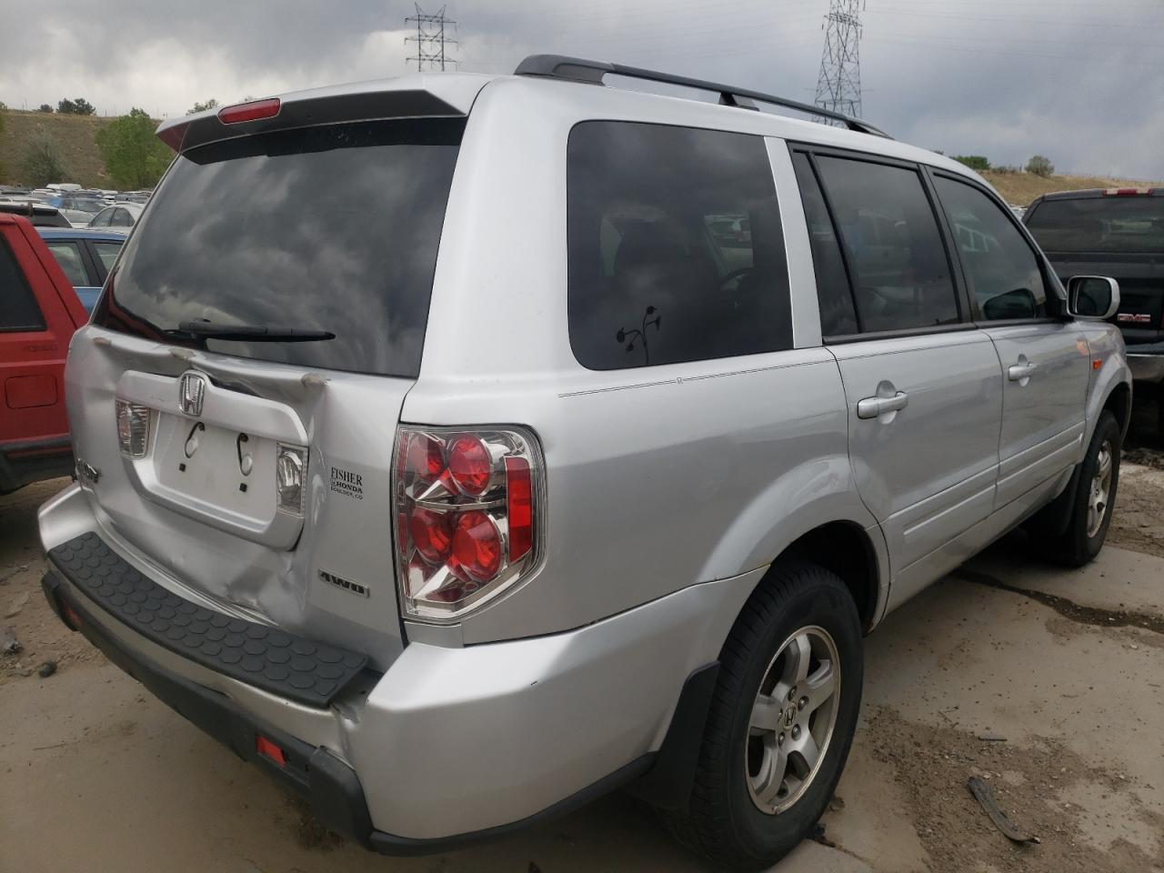 Photo 4 from auction – 2006 HONDA PILOT EX with VIN 2HKYF18536H532149