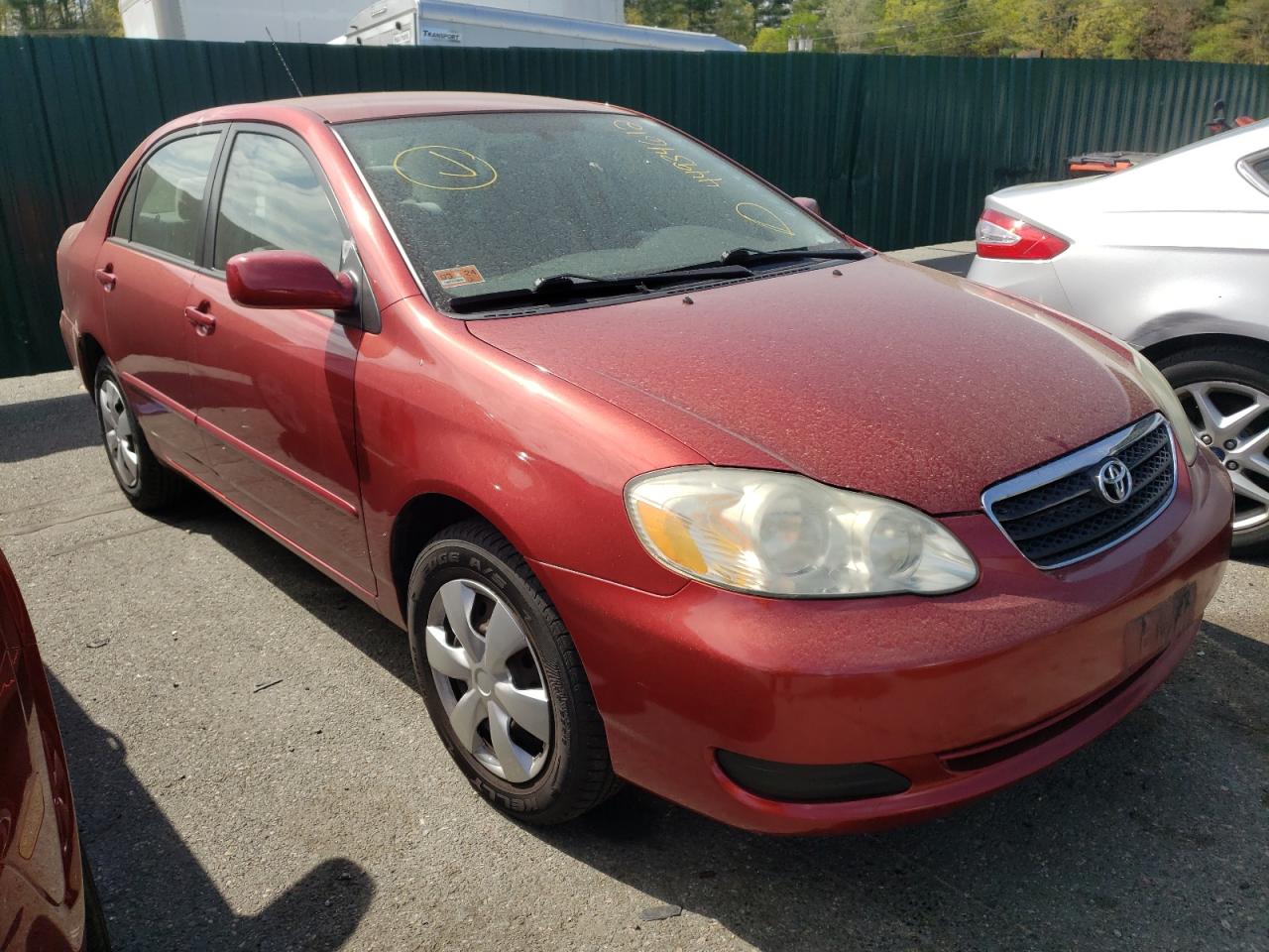 TOYOTA COROLLA CE 2007 with VIN 1NXBR32E27Z840594 - Photo from auction