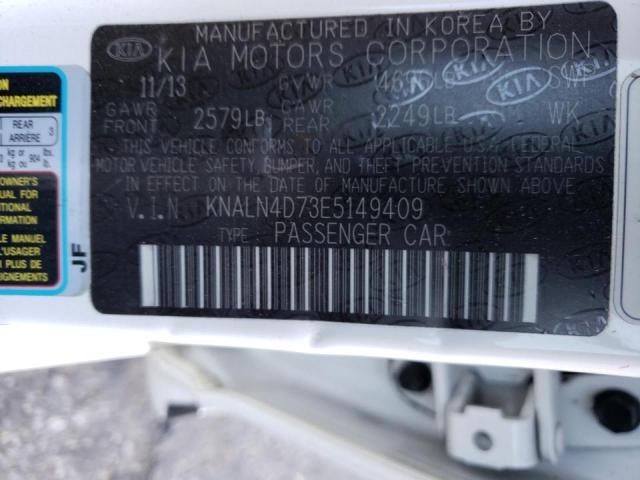 Photo 10 from auction – 2014 KIA CADENZA PR with VIN KNALN4D73E5149409
