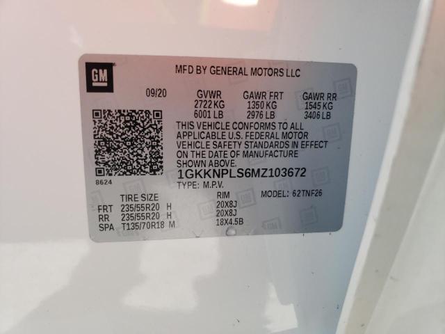 Photo 1 from auction – 2021 GMC ACADIA DEN with VIN 1GKKNPLS6MZ103672